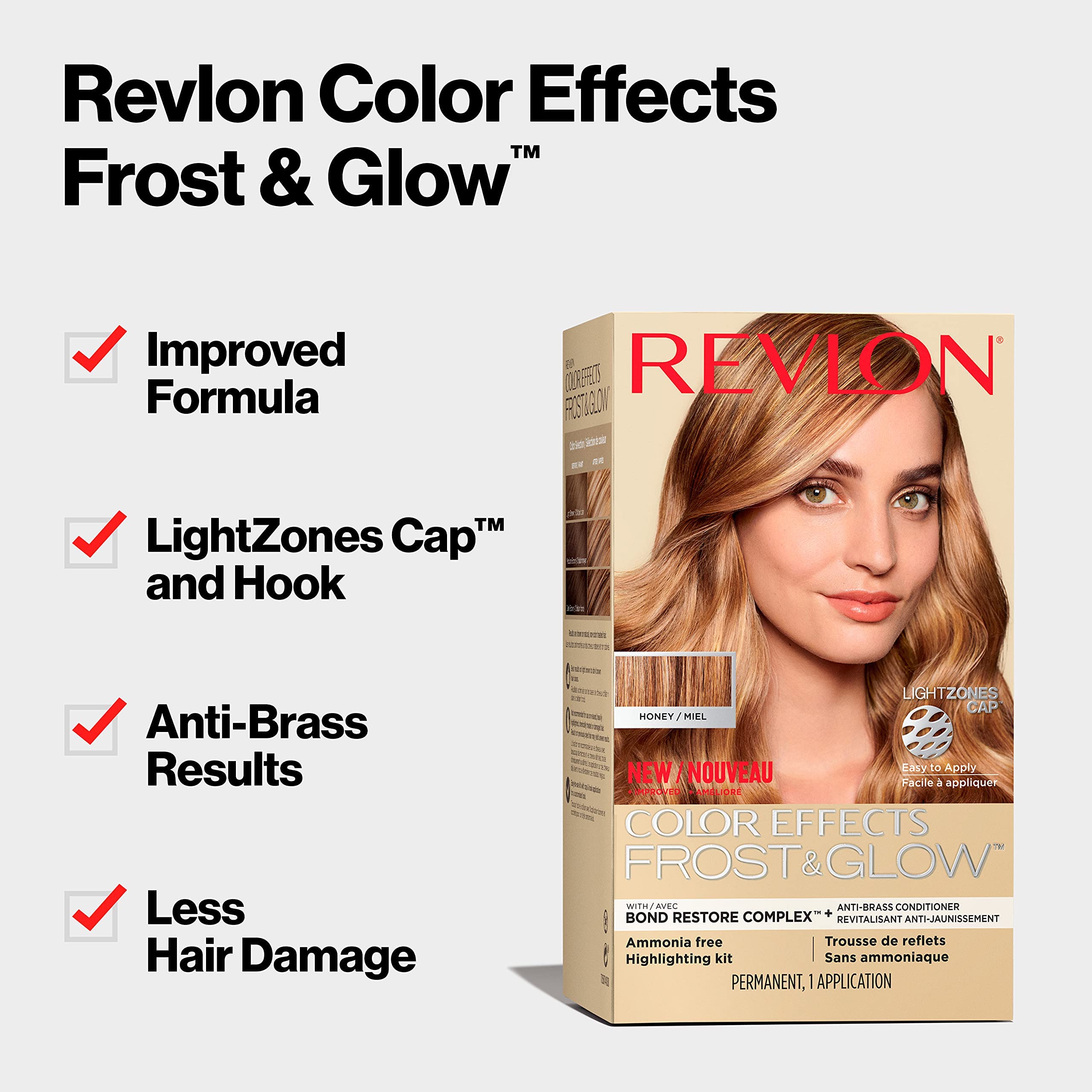 Revlon LightZones hook helping create controlled balayage highlights with cap method.
