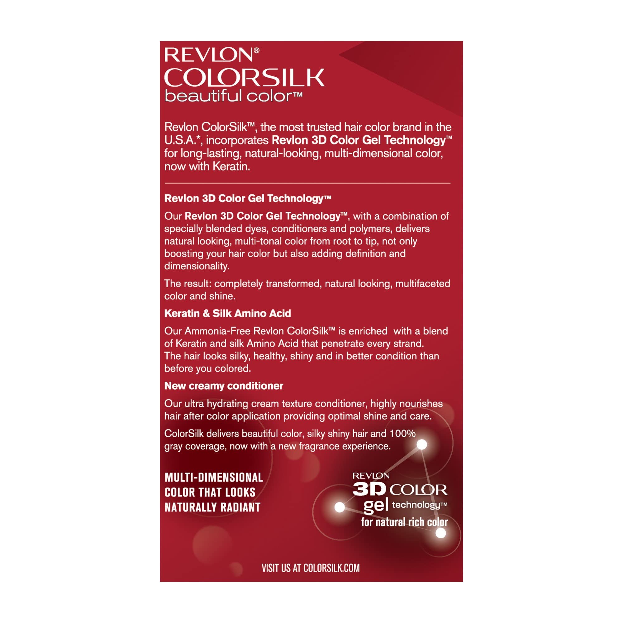 Revlon ColorSilk 20 Brown Black color brush for precise application