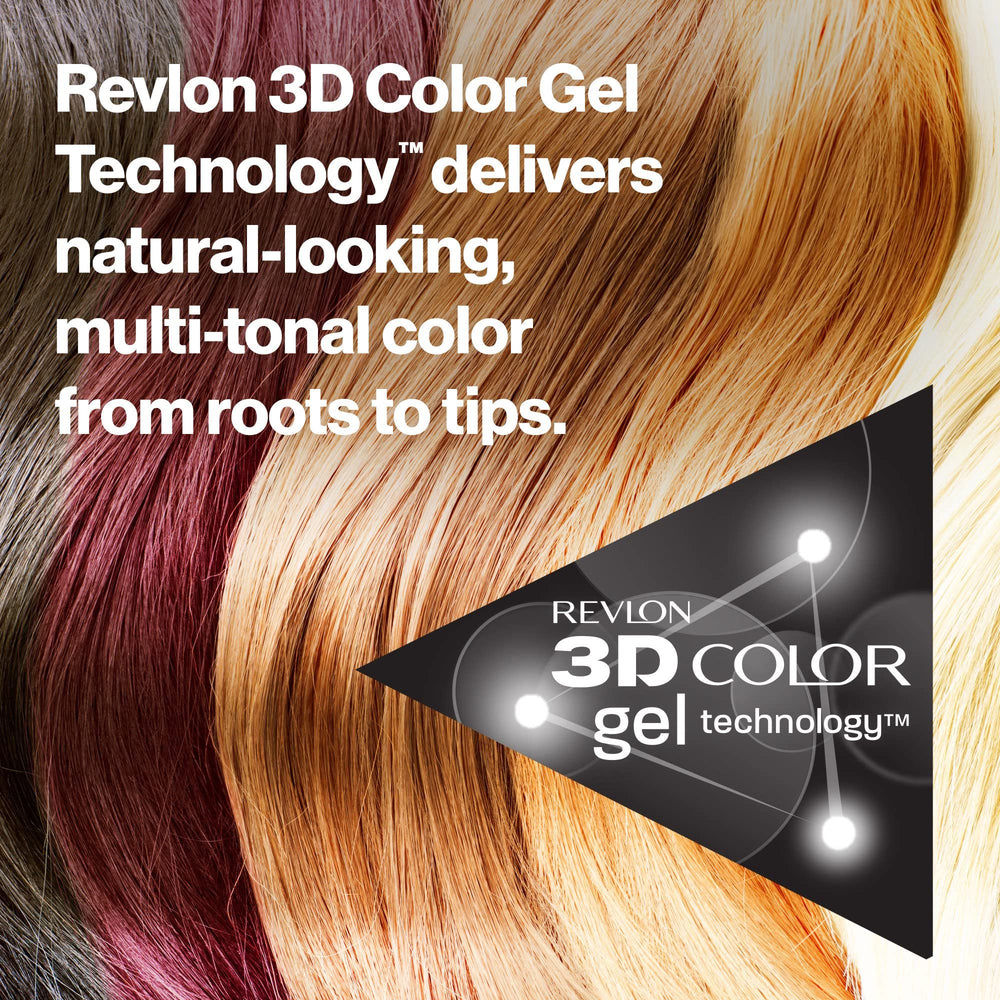 Revlon ColorSilk 20 Brown Black lathering foam indicates easy mixing and coverage