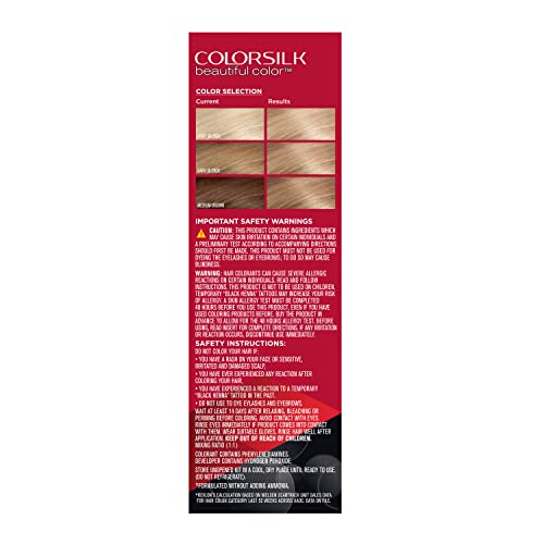 Shiny, salon-like results can be achieved at home with ColorSilk.