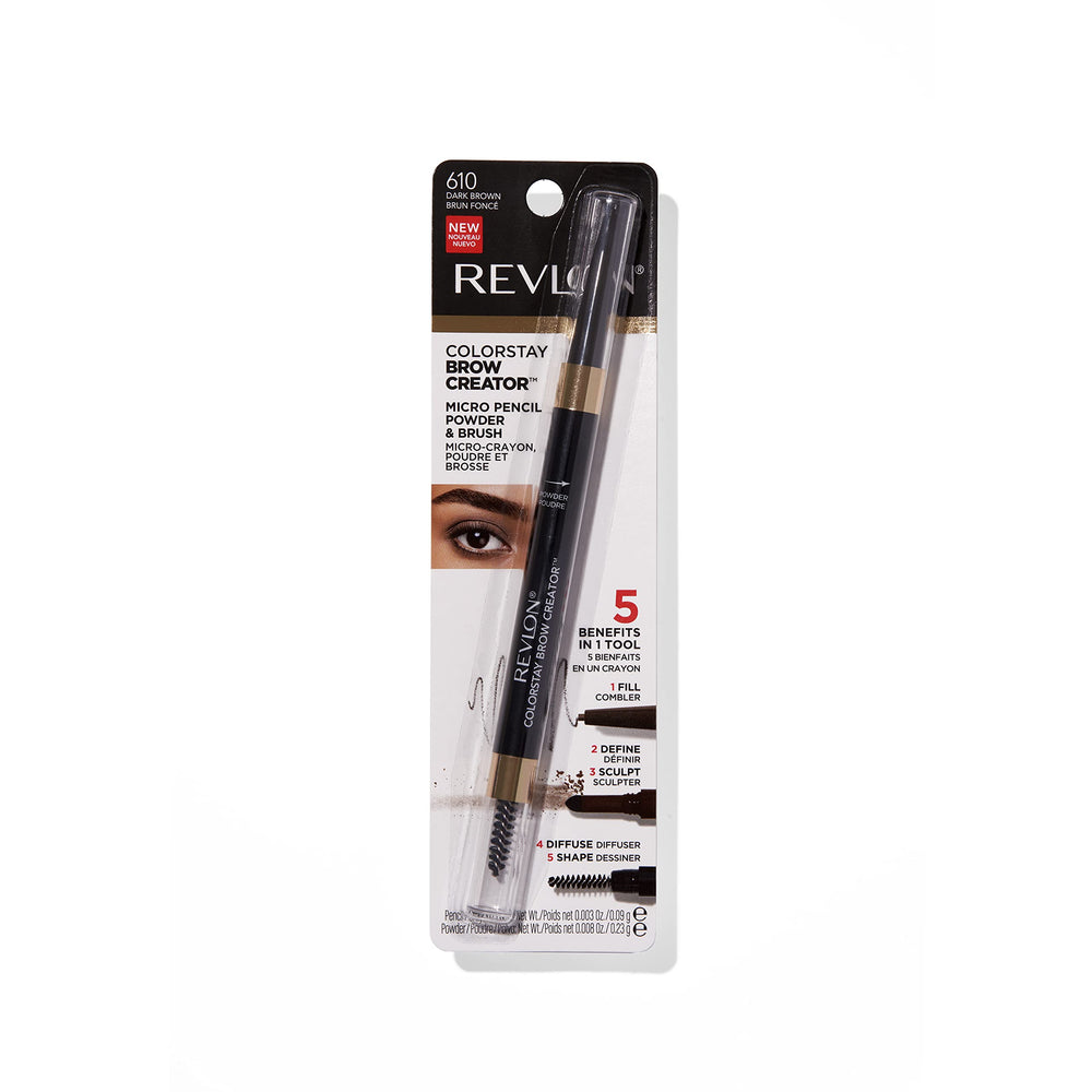 Revlon ColorStay Brow Creator brow define closeup supports long-lasting, waterproof wear.