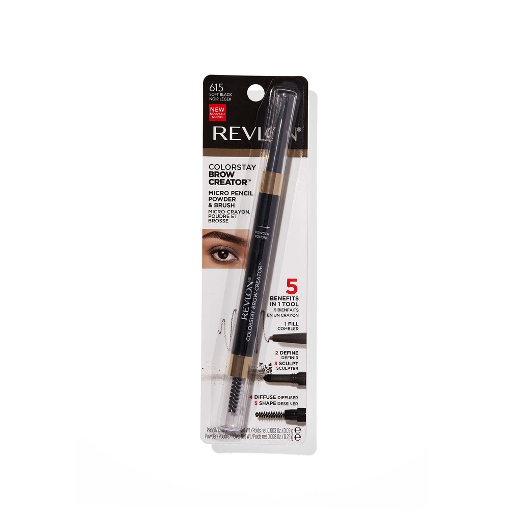 Revlon ColorStay Brow Creator packaging designed as a festive stocking stuffer