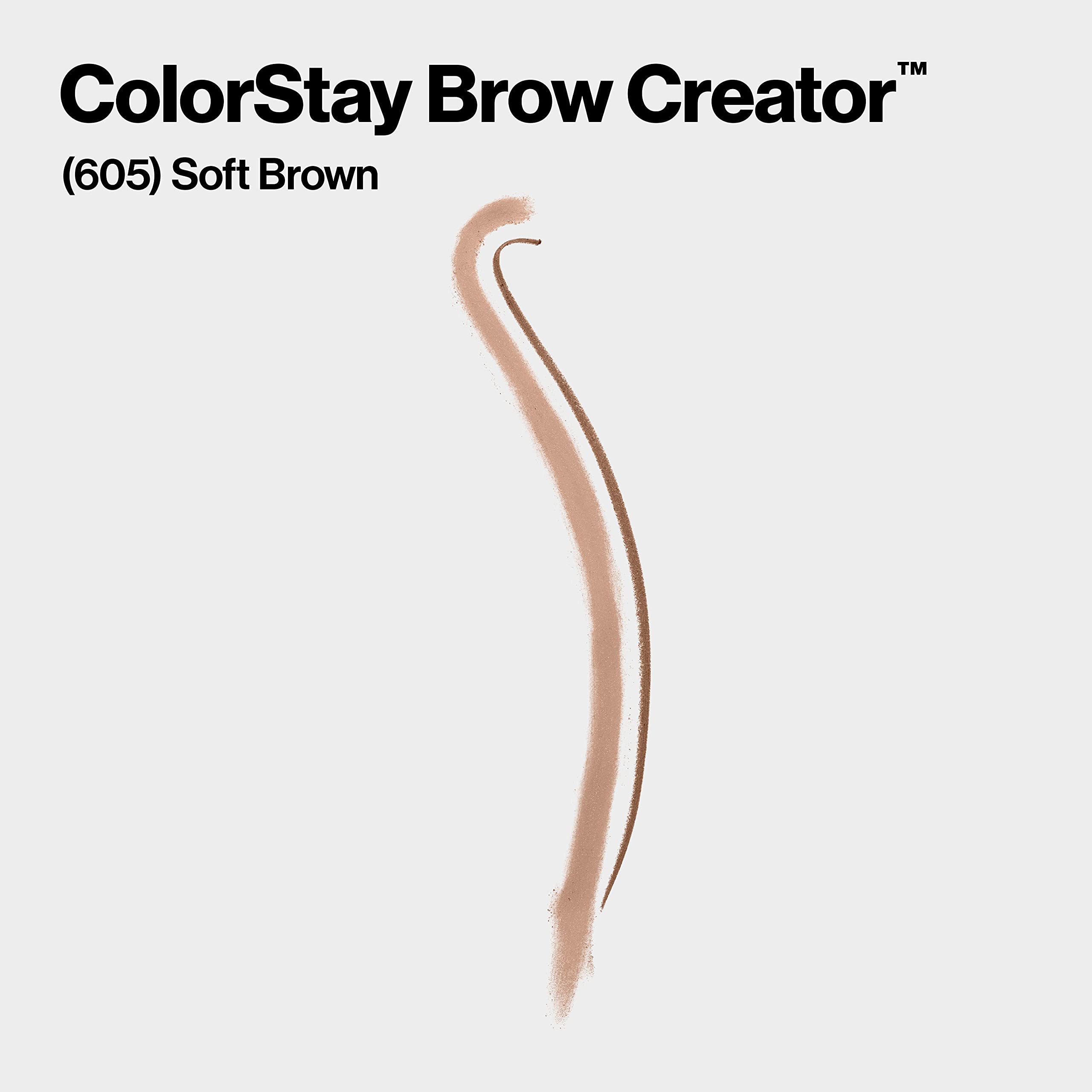 Revlon ColorStay Brow Creator pencil tip close-up delivering hair-like strokes