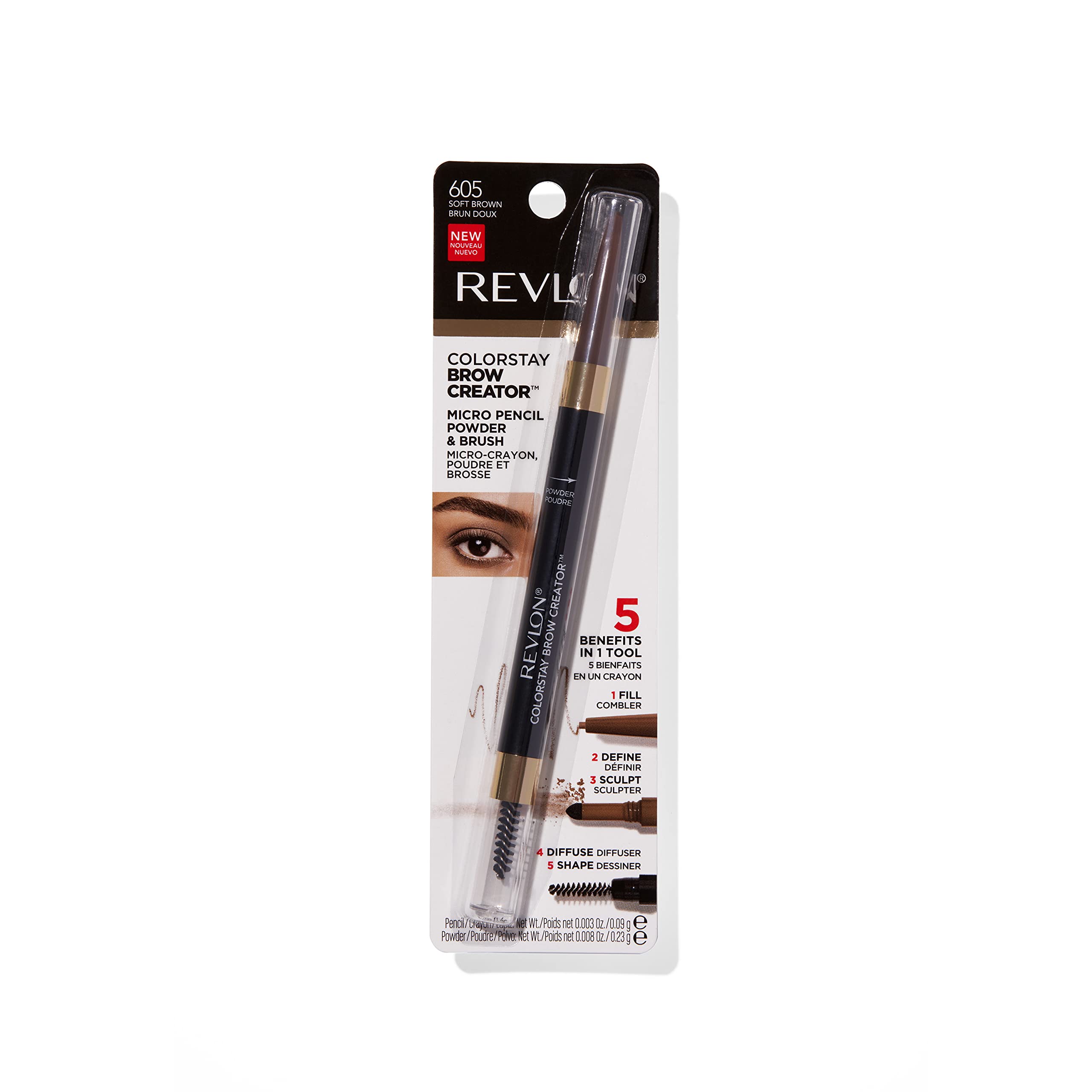 Revlon Color Stay Brow Creator waterproof wear test demonstrating all-day hold
