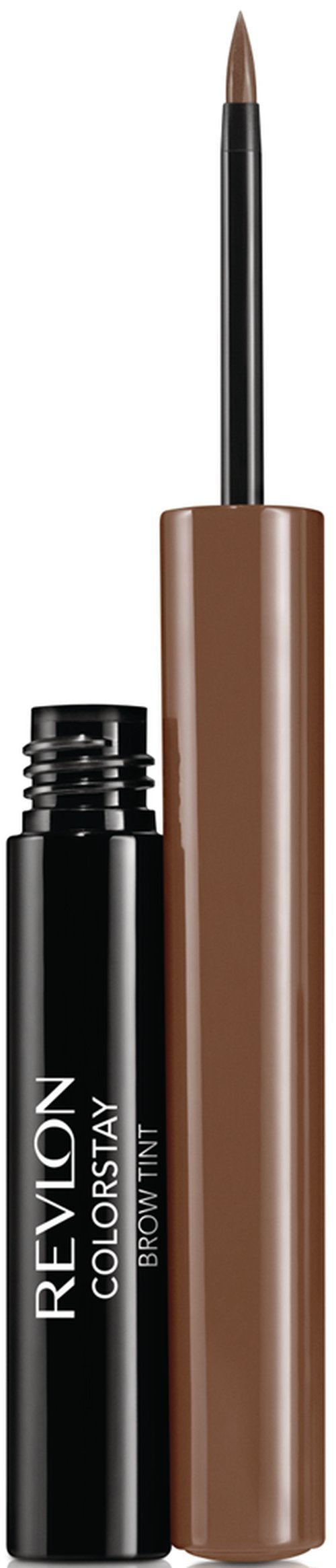 Revlon ColorStay Brow Tint Soft Brown packaging shows long-wear brow color