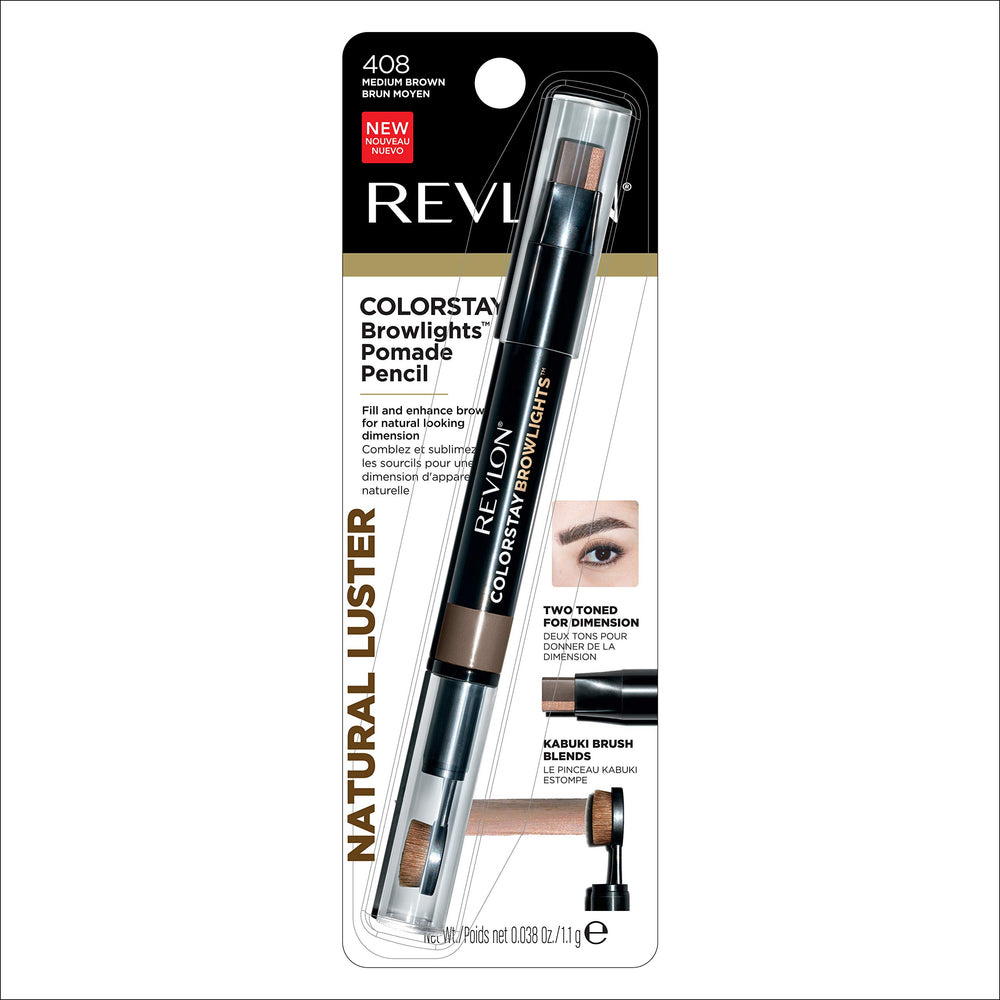 Revlon ColorStay BrowLights dual-shade for dimensional, defined brows