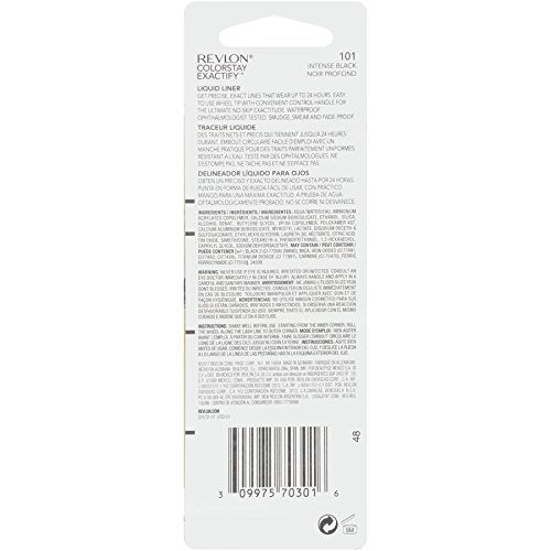 Revlon ColorStay Exactify liner inner corner application for clean defined look.