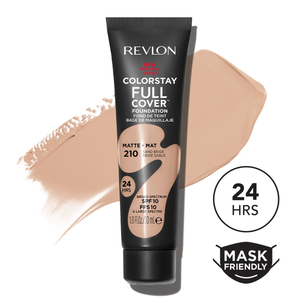 Revlon ColorStay matte finish closeup highlighting long-wear and heat resistance.