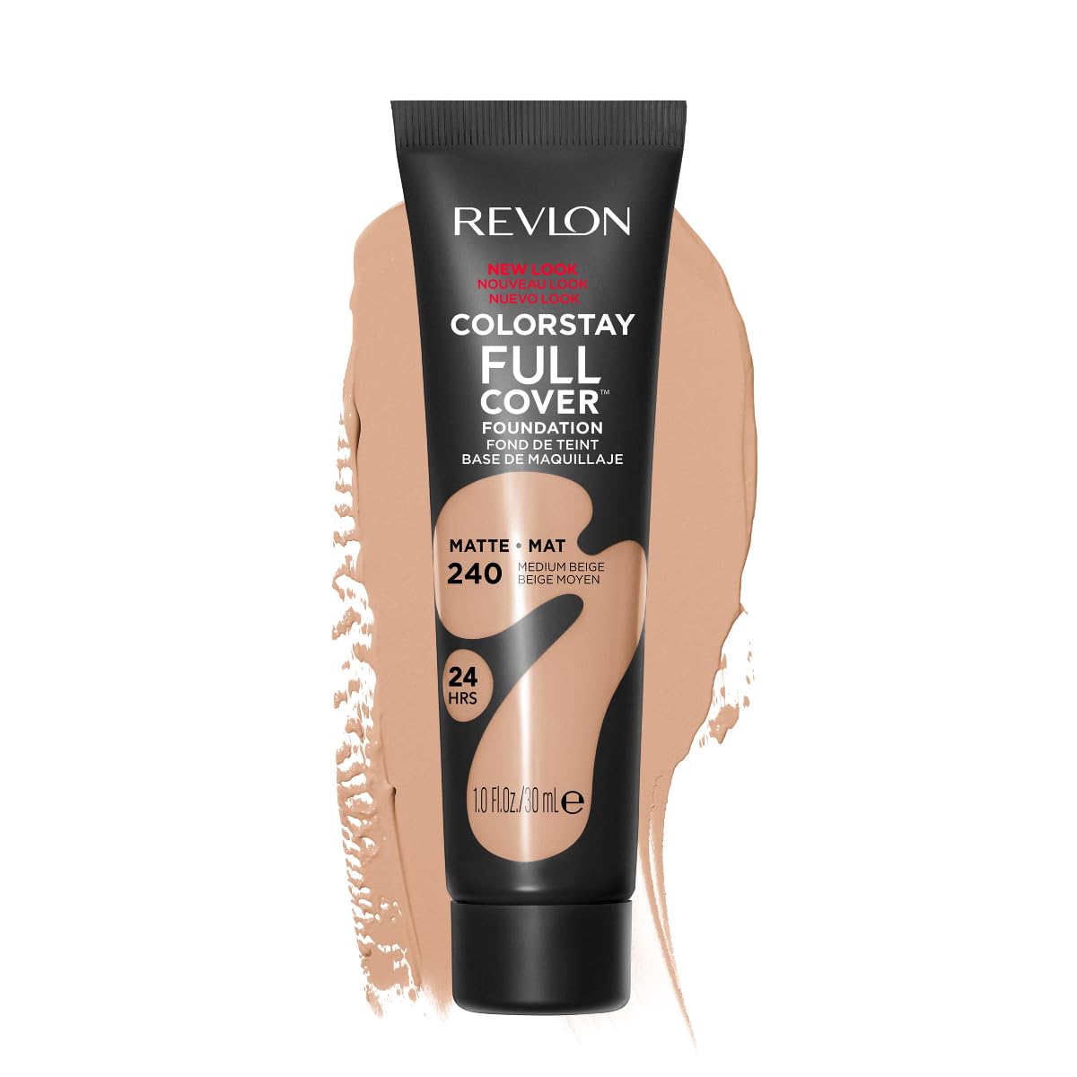 Revlon ColorStay foundation tube packaging for easy on-the-go use.