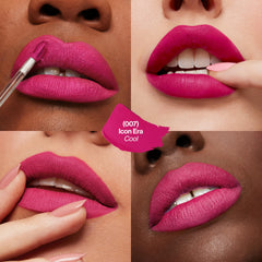 Revlon ColorStay Limitless Matte Lipstick tube close-up highlighting sleek durable finish.