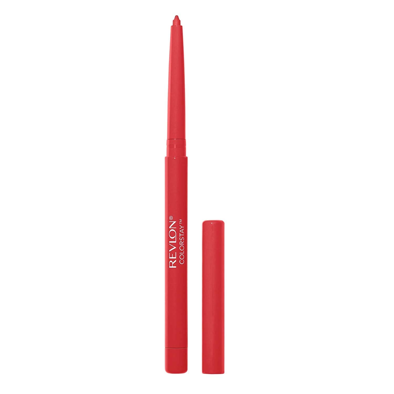 Revlon ColorStay lipliner 713 Ruby application swatch showing rich color and precise definition