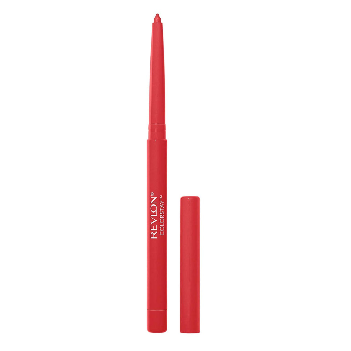 Revlon ColorStay lipliner 713 Ruby application swatch showing rich color and precise definition