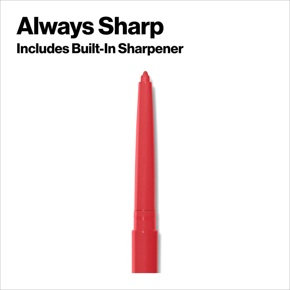 Revlon ColorStay lipliner longwear effect swatch highlights durable, studio-ready color