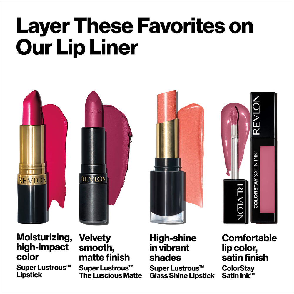 Revlon ColorStay lipliner precise edge shown during makeup routine
