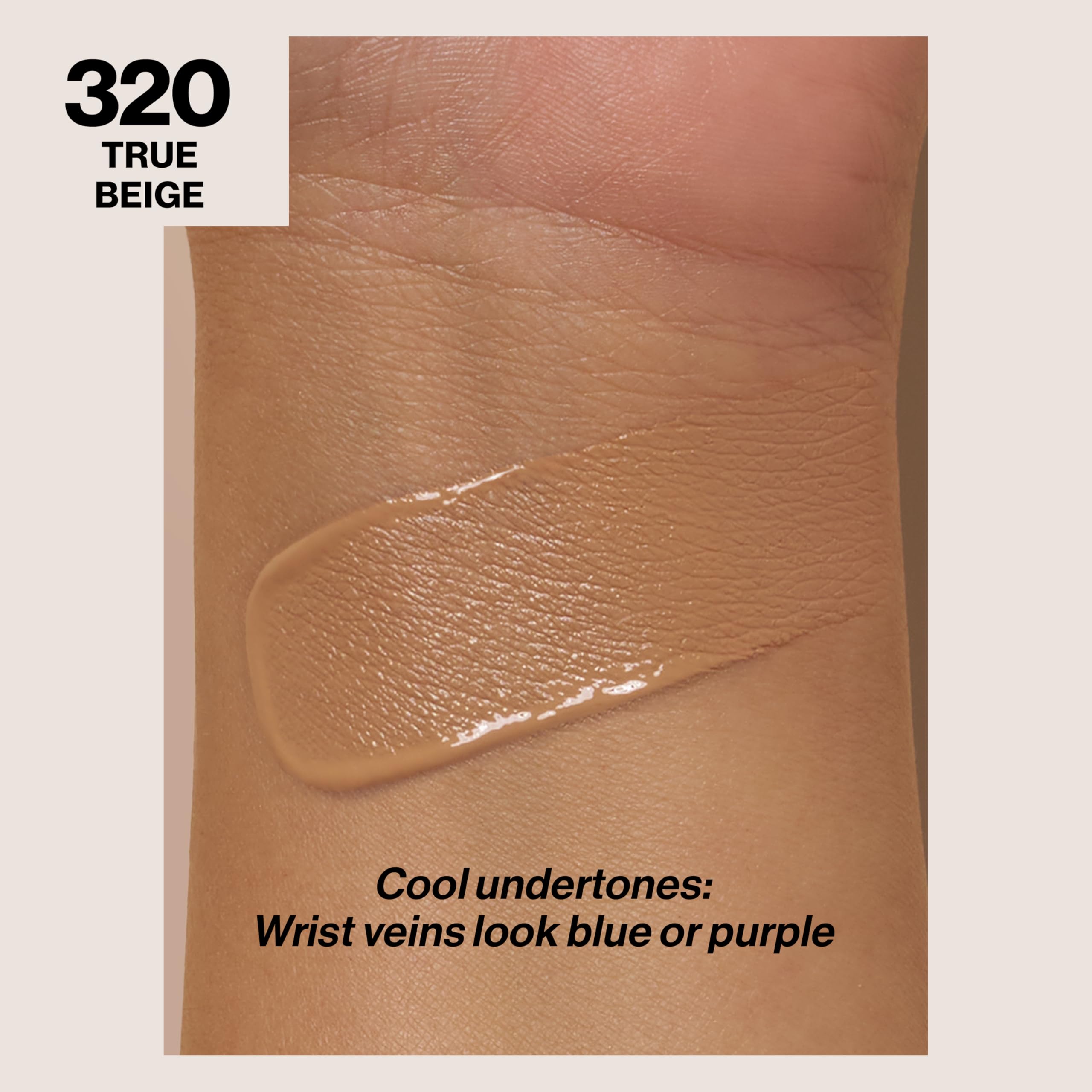 Revlon ColorStay longwear swatches showing shade range