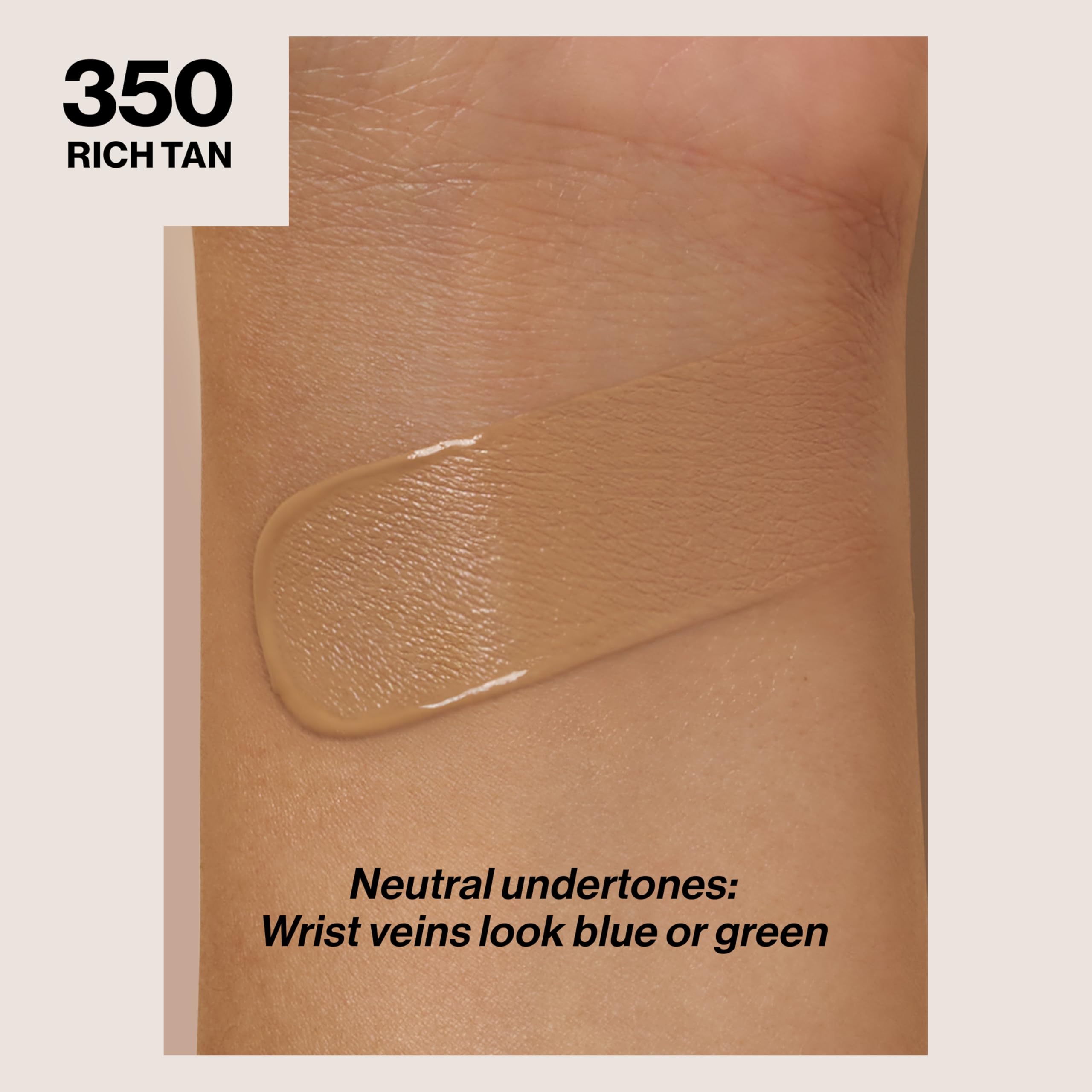 Revlon ColorStay matte finish texture highlights oil control and blendability.