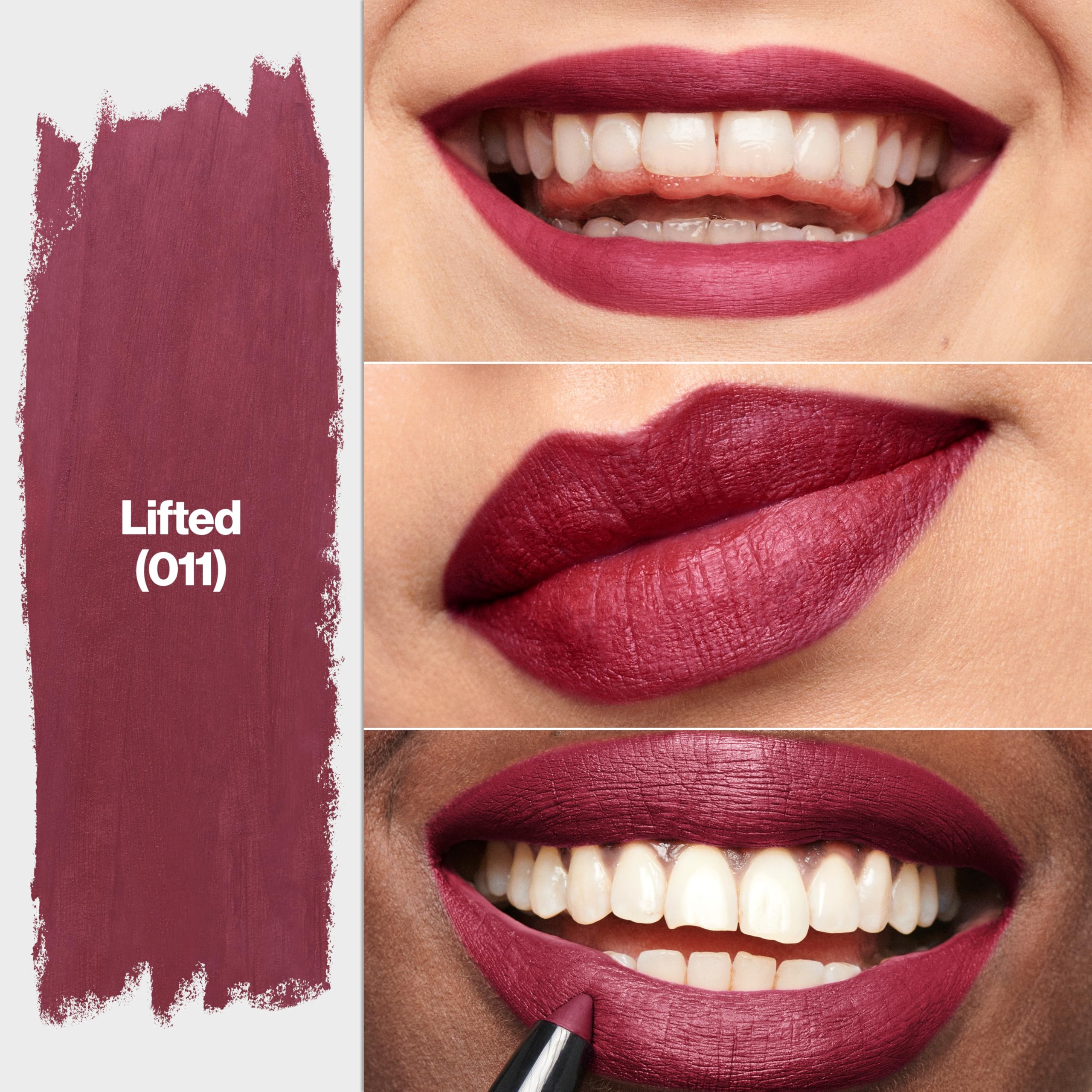 REVLON ColorStay Matte Lite Crayon Built-in sharpener close-up enables precise application on the go.