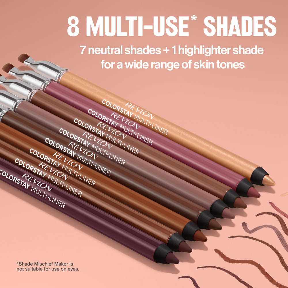 Revlon ColorStay Multi-Liner eye application with Mischief Maker shade not for eyes.
