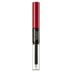 REVLON ColorStay Overtime Lipcolor Forever Scarlet 0.07 oz two-pack for long-wear color.