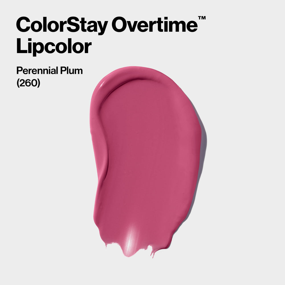 Creamy liquid lipstick texture of REVLON ColorStay Overtime Lipcolor in action.