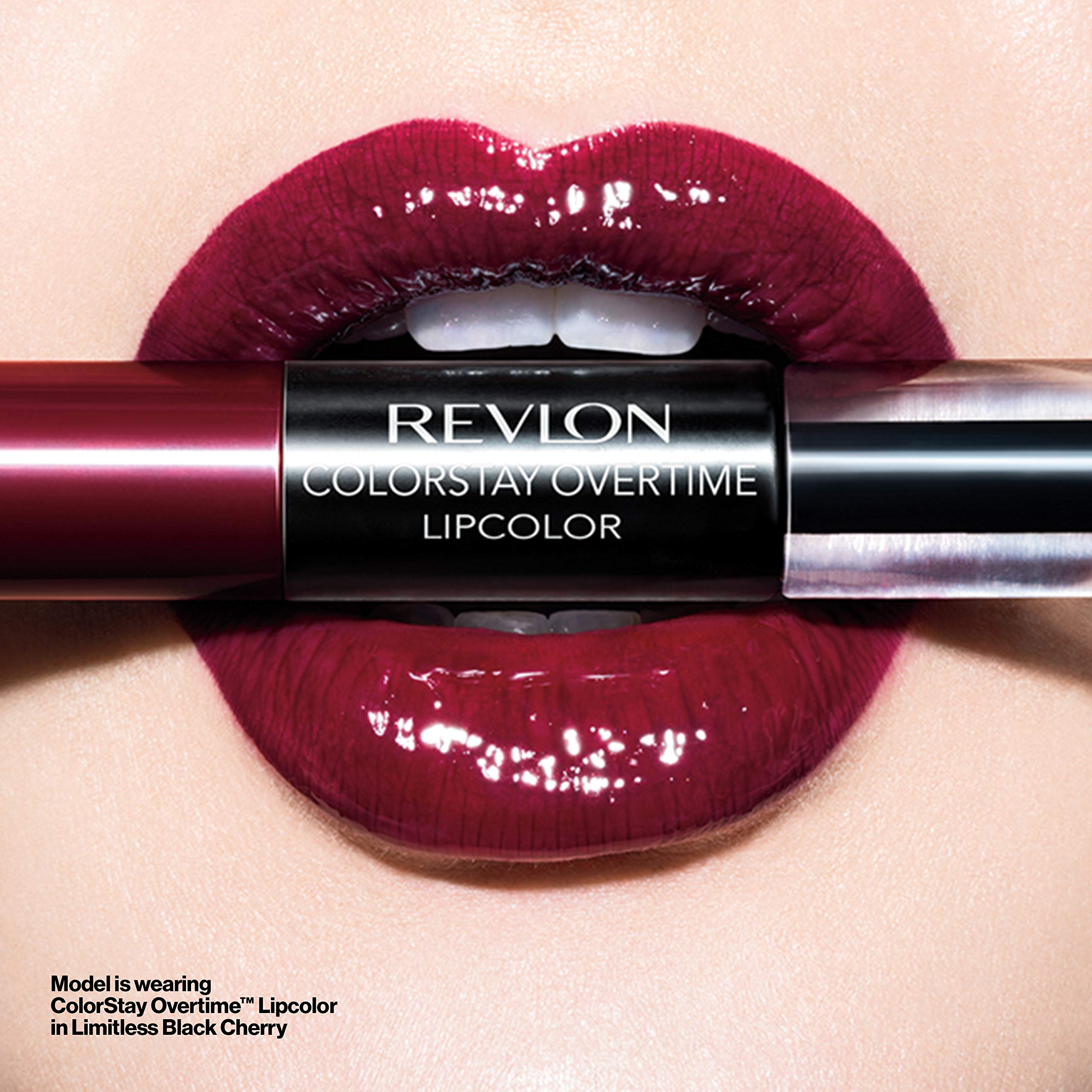 Revlon ColorStay Overtime Lip Color Stay Currant creamy texture close-up