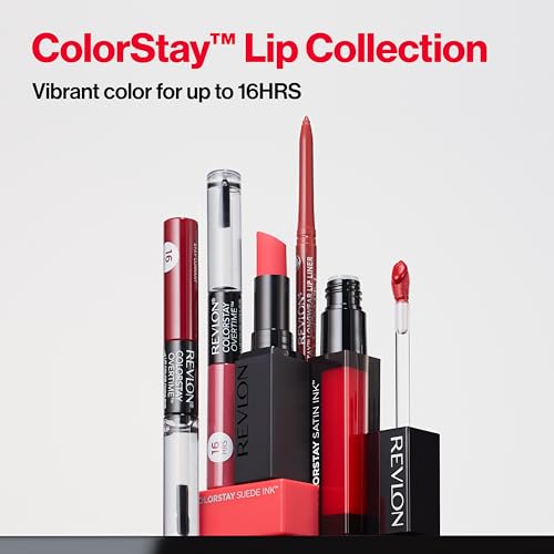 Cobertura completa en una pasada con REVLON ColorStay Satin Ink.