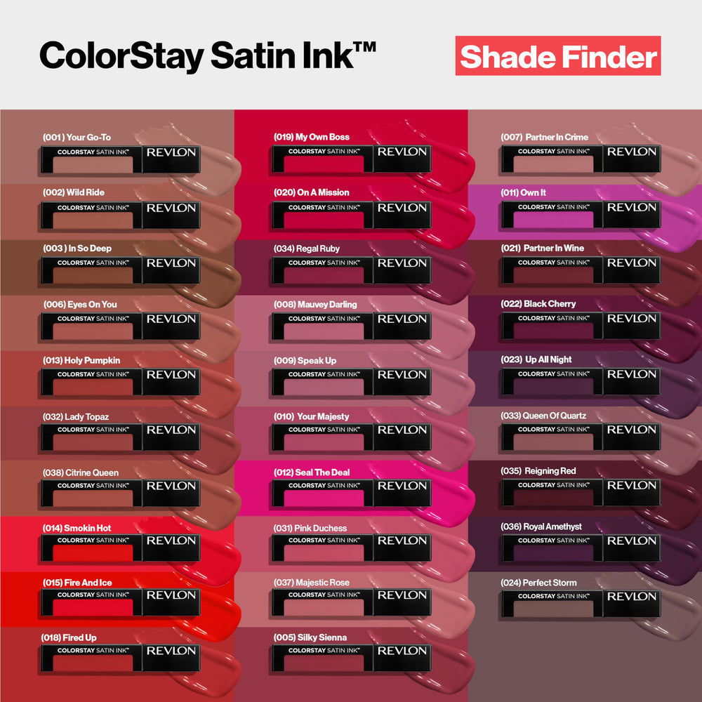 REVLON ColorStay Satin Ink Joyas de Corona Amatista Real: a prueba de difuminado durante horas
