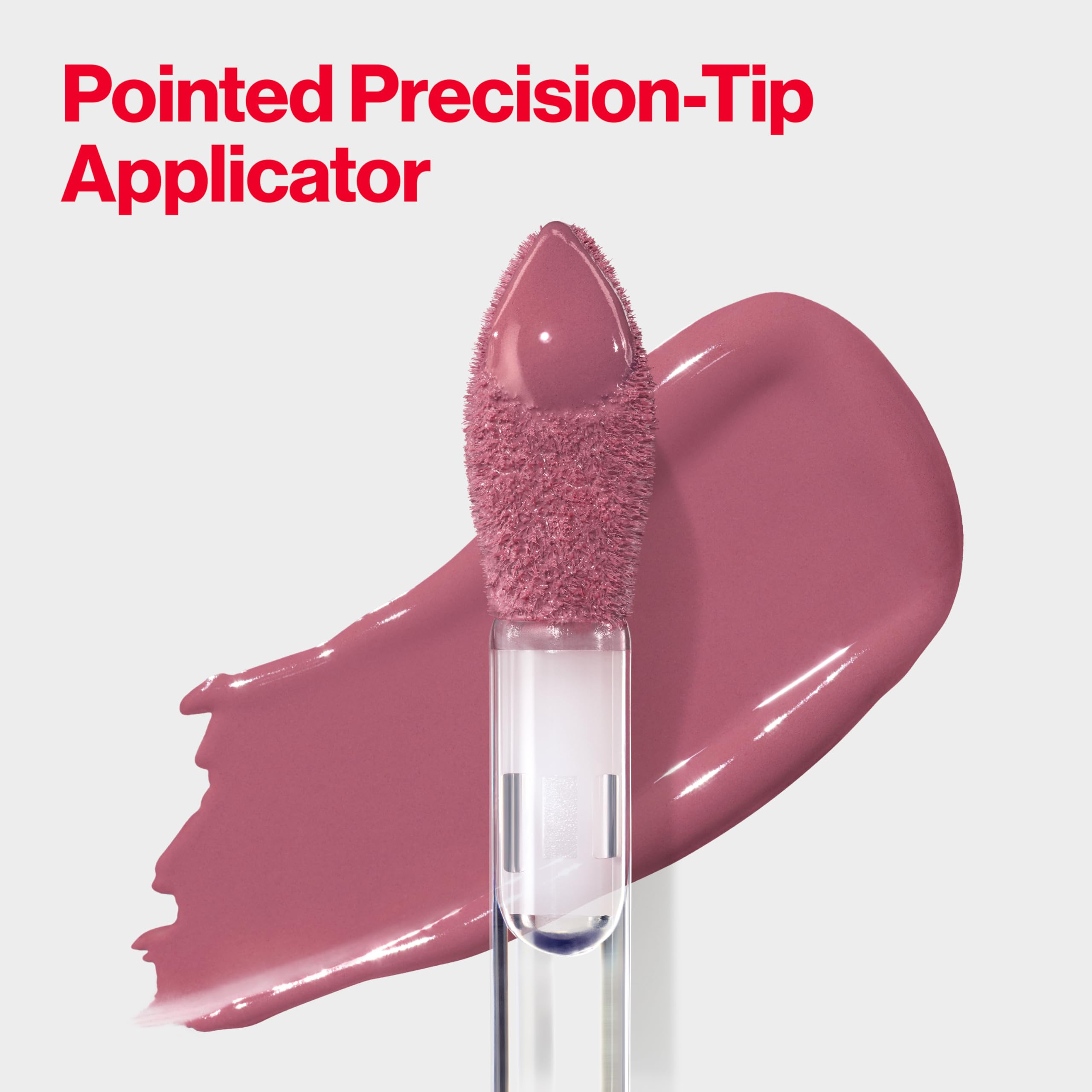 Lips wearing color with satin finish highlight longwearing effect and moisturized look
