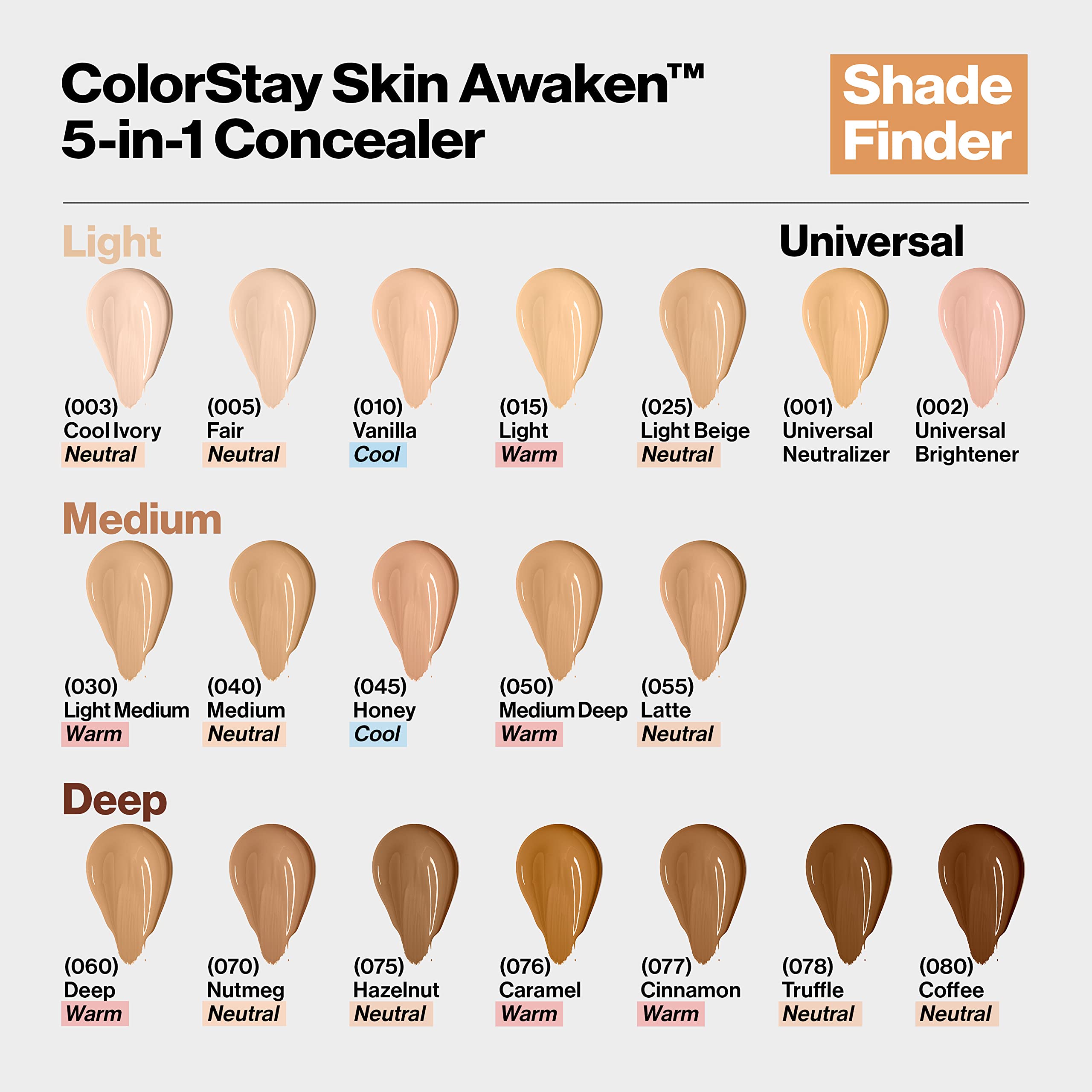 Revlon ColorStay Skin Awaken brightening effect for instant radiance.