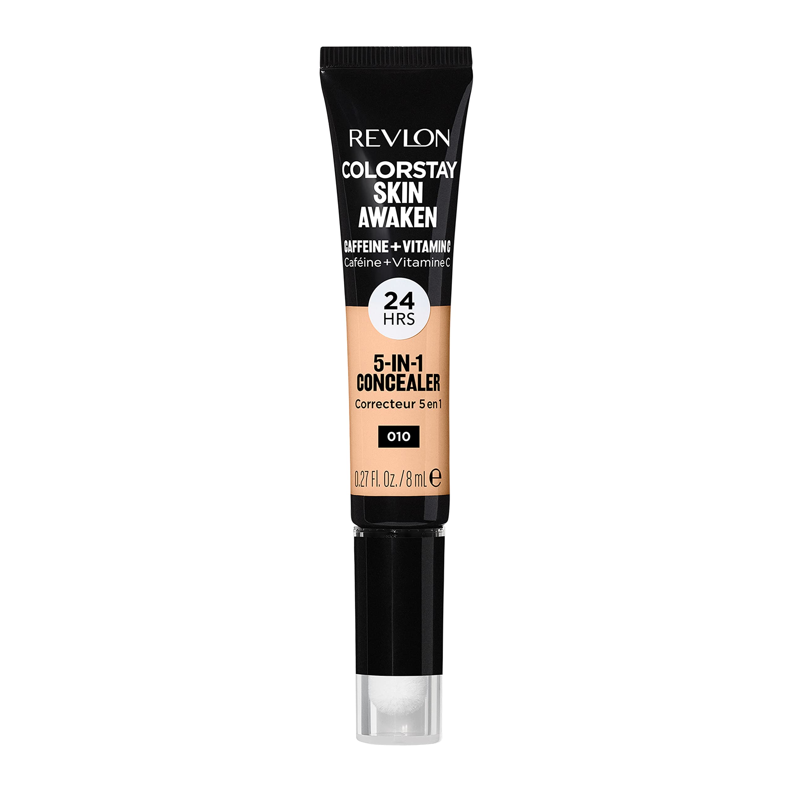 REVLON ColorStay Skin Awaken concealer 010 Vanilla packaging highlights lightweight long-wear coverage.