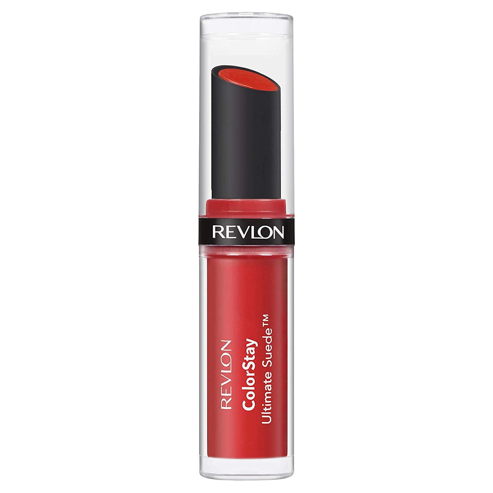 REVLON ColorStay Ultimate Suede Chic 093 applied for long-lasting matte color