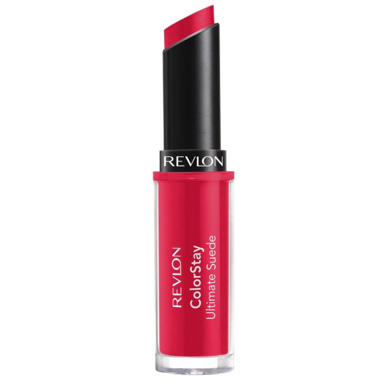 REVLON ColorStay Ultimate Suede Ingenue packaged tube showcases premium, travel-friendly lip color.