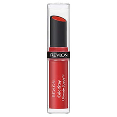REVLON Ultimate Suede packaging close-up with sleek tube design