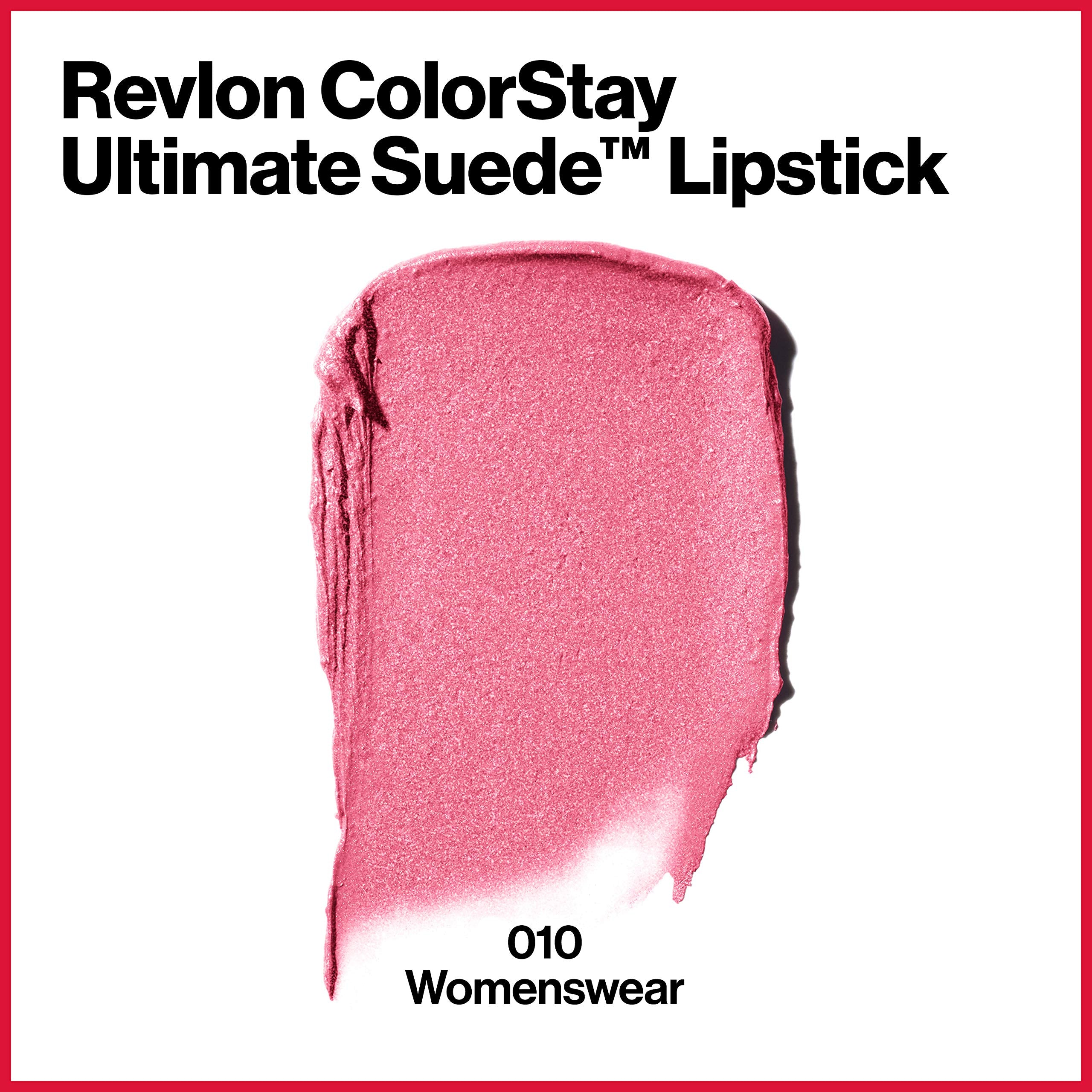Revlon ColorStay Ultimate Suede swatches show rich, high-pigment shades