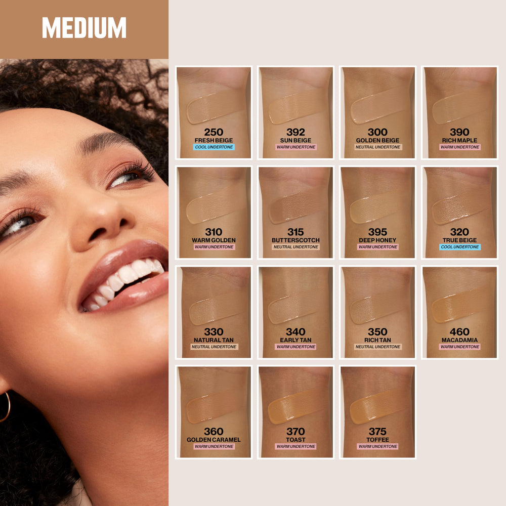 Revlon ColorStay waterproof cap—sweat-resistant for outdoors.