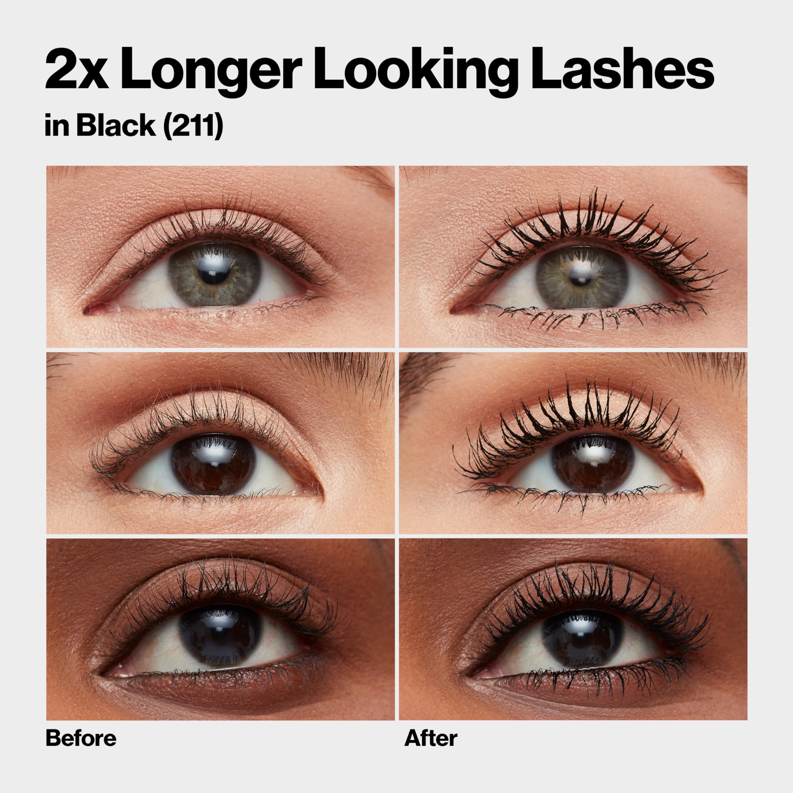 REVLON ColorStay Xtensionnaire tapered brush on lashes for definition