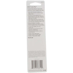 REVLON Compact Emory Board triple-pack packaging for convenient at-home grooming.