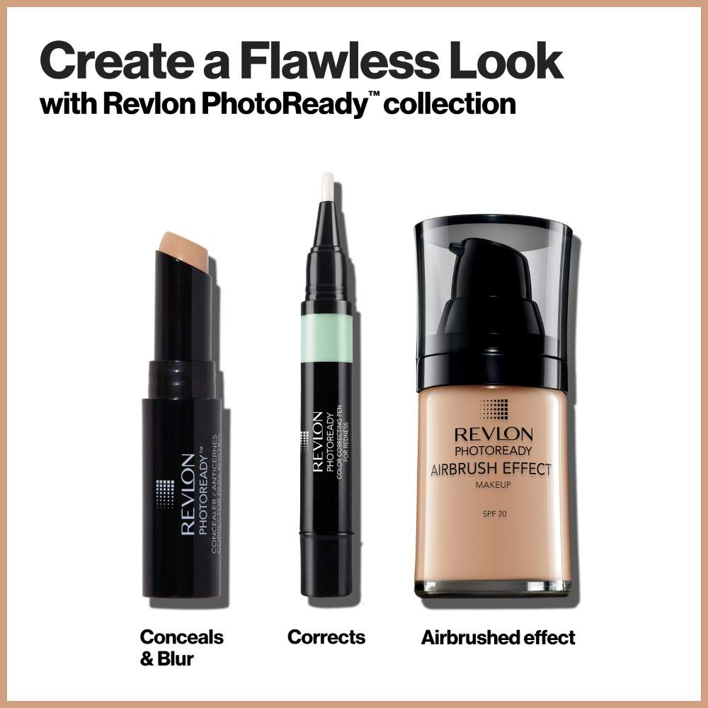 REVLON Concealer compact 0.16oz portable packaging for on‑the‑go touchups.