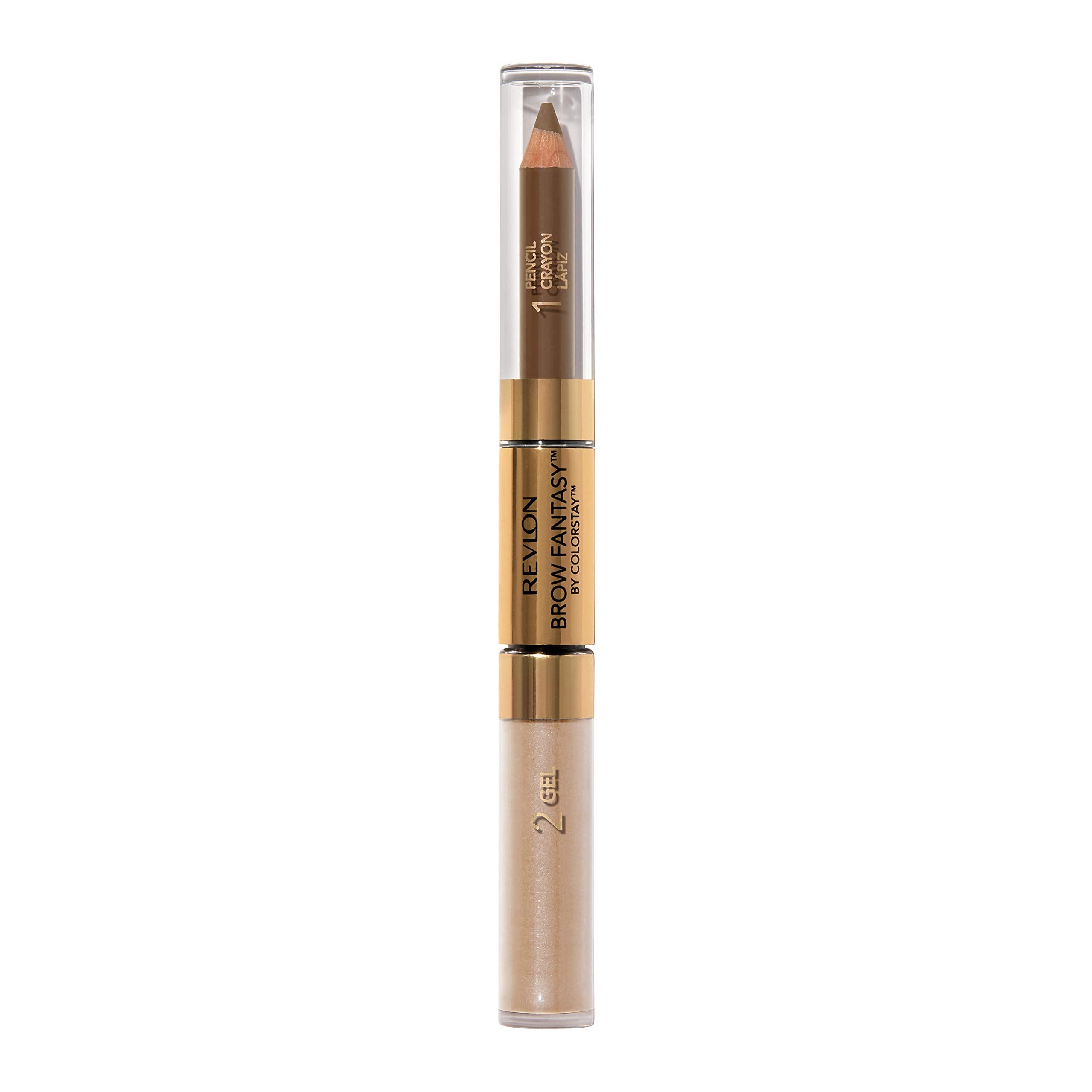 Revlon Eyebrow Gel Pencil with Precision Tip for natural brow filling.