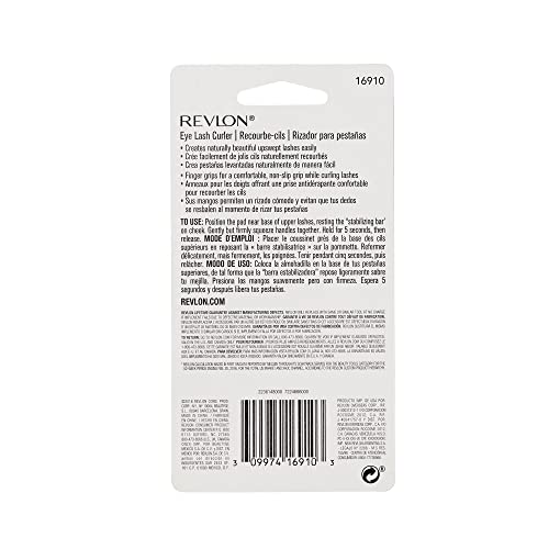 Revlon Eyelash Curler close-up shows precise lift for smooth curl.