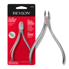 REVLON Full Jaw Cuticle Nipper close-up blade shows precise trimming capability