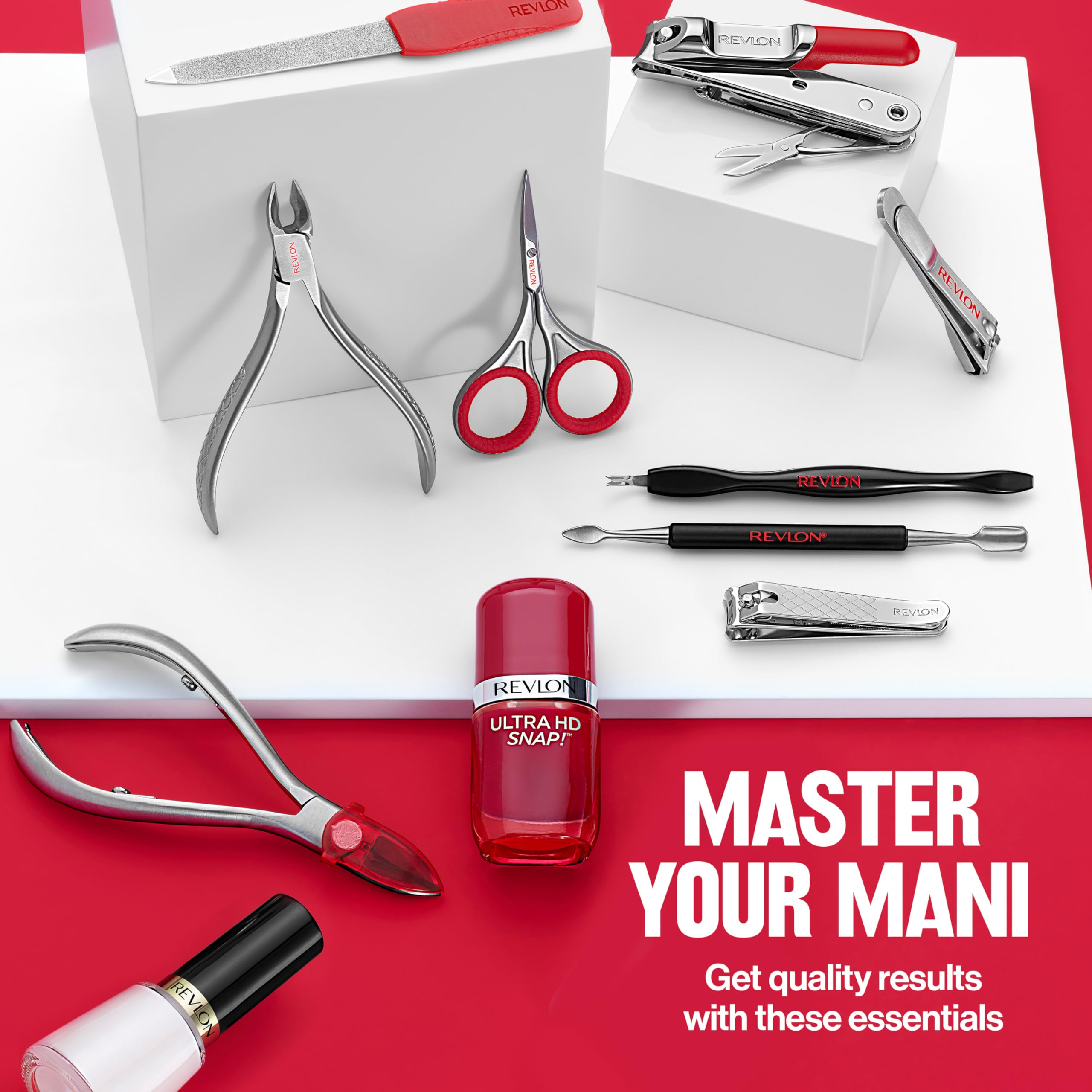 REVLON Full Jaw Cuticle Nipper petite profile for easy storage