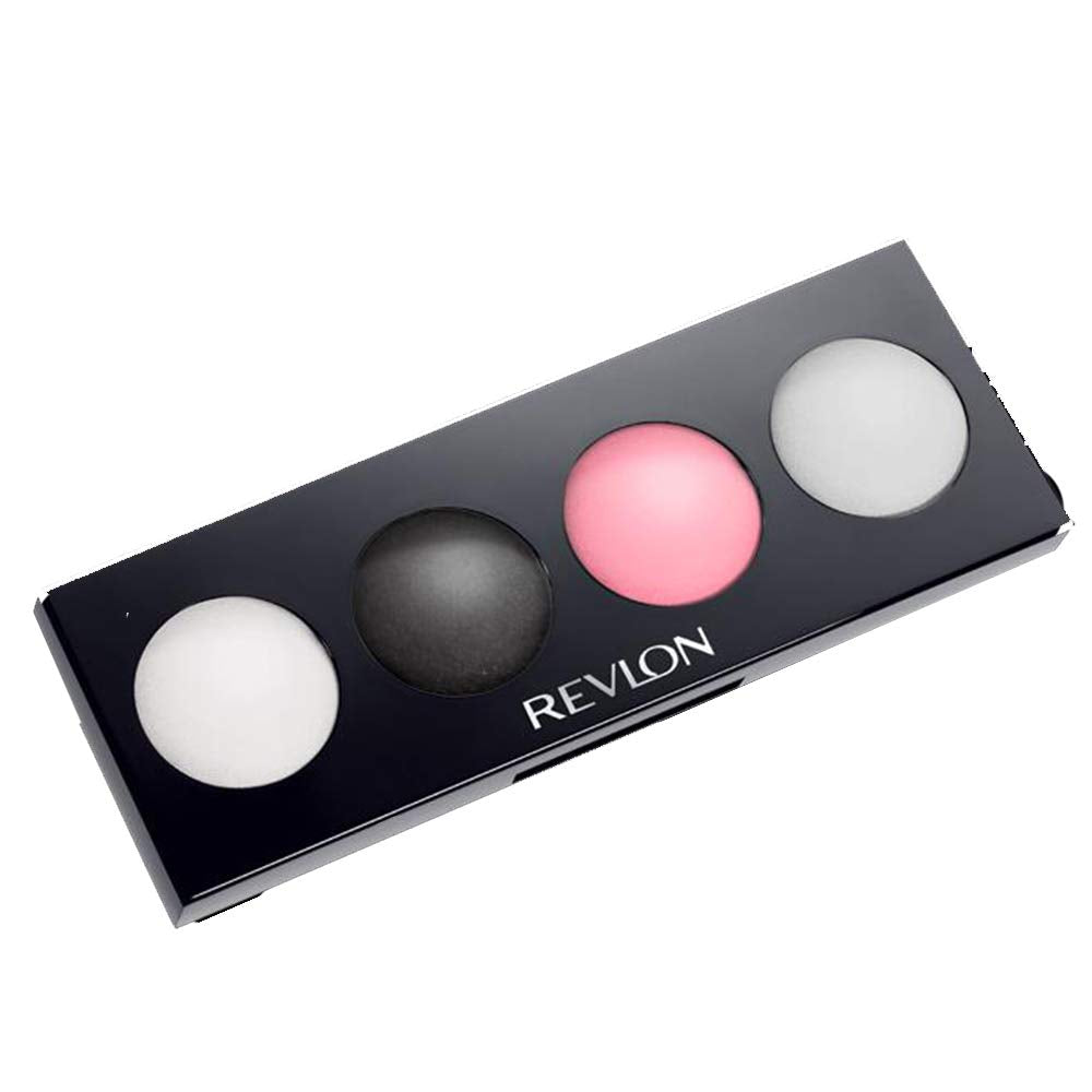 REVLON Illuminance Crème Shadow Black Magic compact swatch with high pigment payoff