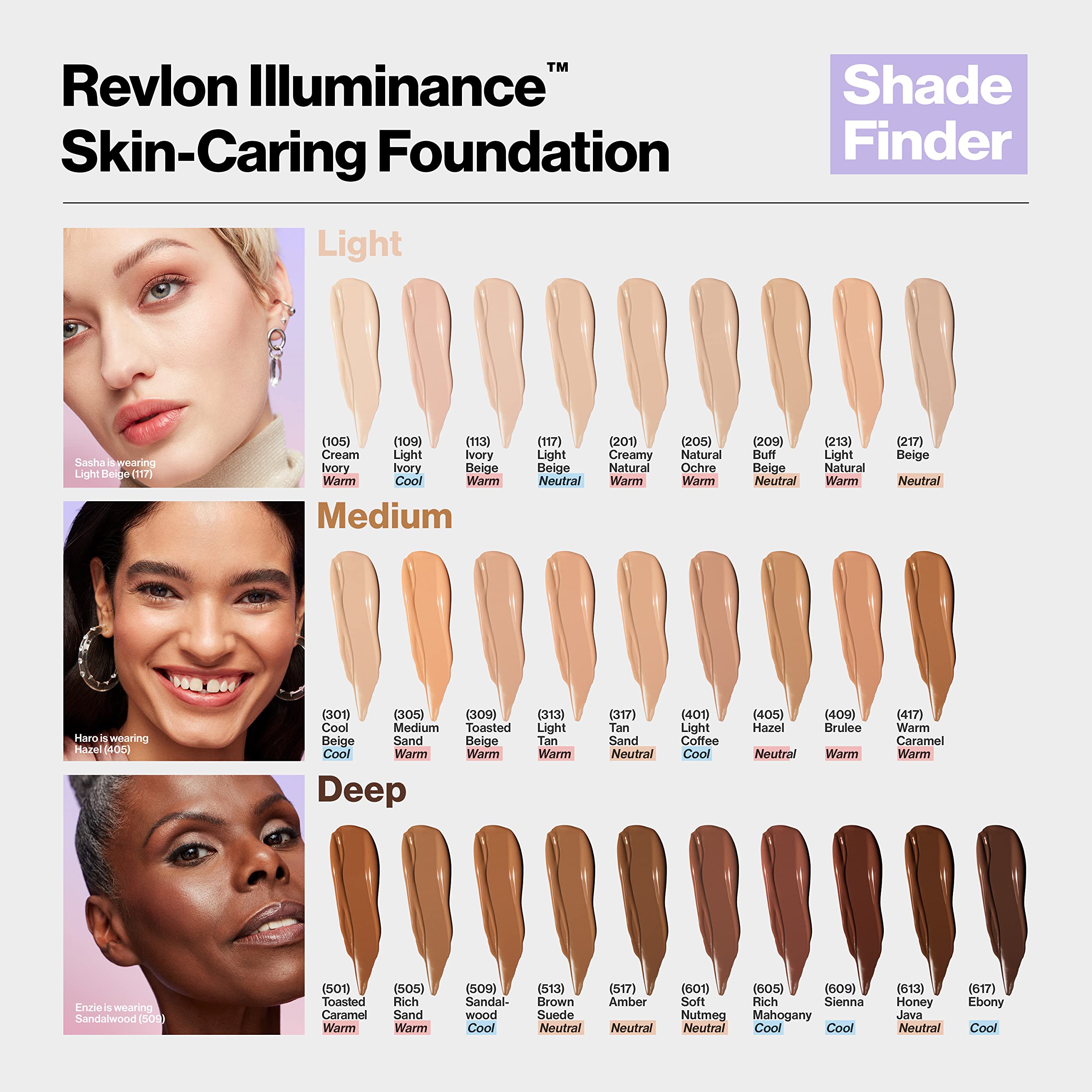 Revlon Illuminance foundation pump-action dispensing for quick, controlled application