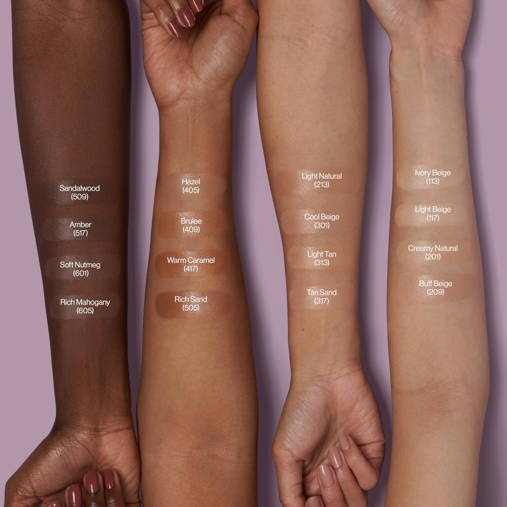 Revlon Illuminance Serum Tint SPF 15 label indicating daily protection and glow.