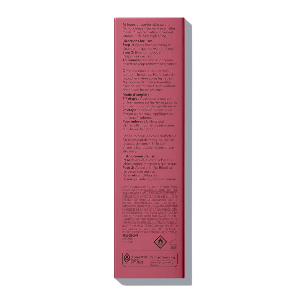 Revlon Lip Gloss shine closeup highlights reflective lacquer and moisture.