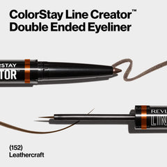 REVLON Liquid Eyeliner pigment-rich formula in action