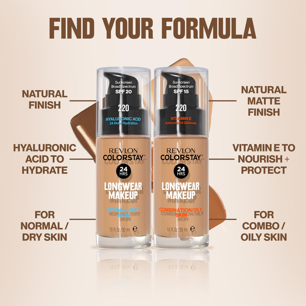 Revlon fragrance-free longwear formula for comfortable wear