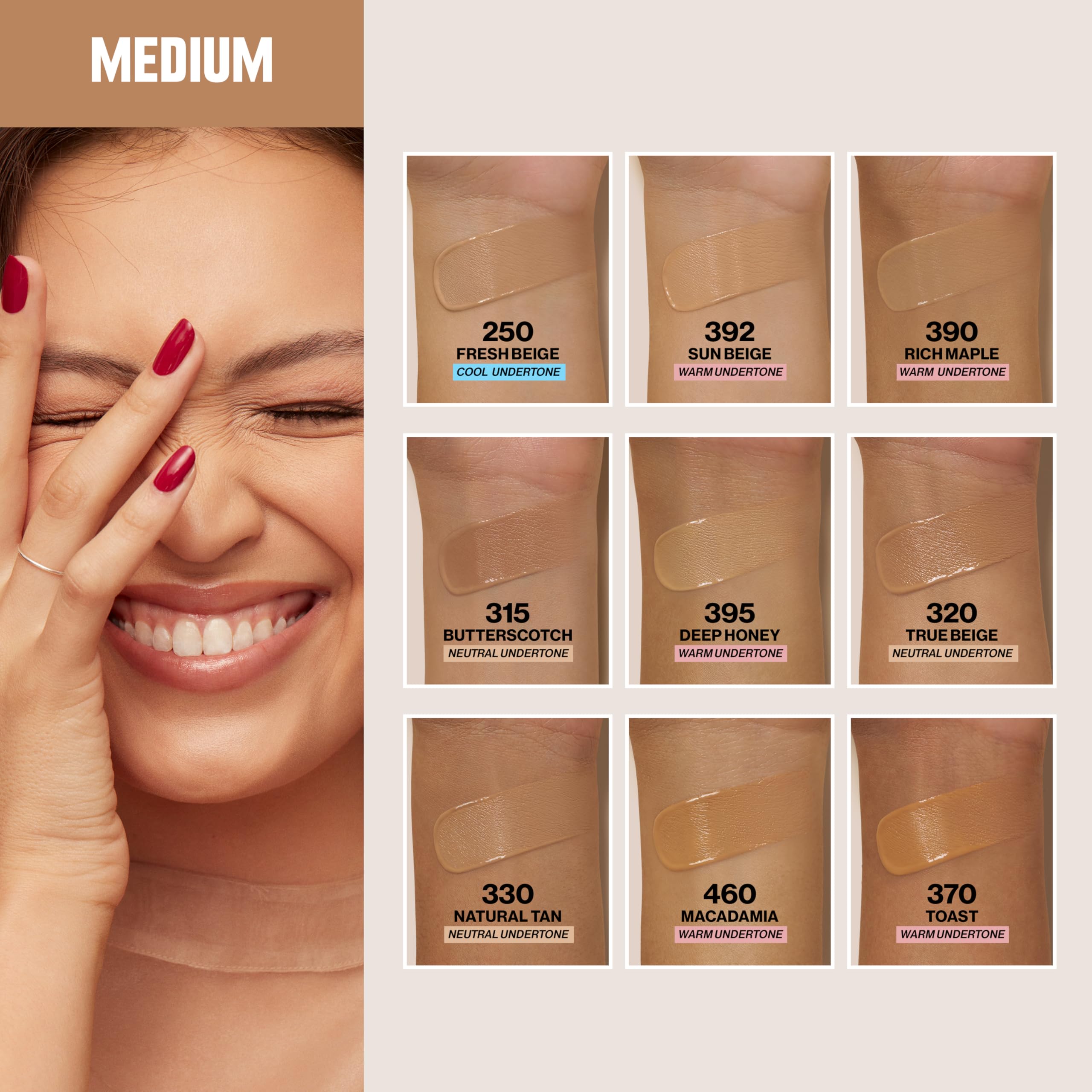 Revlon foundation with hyaluronic moisture boost for hydrated-looking skin