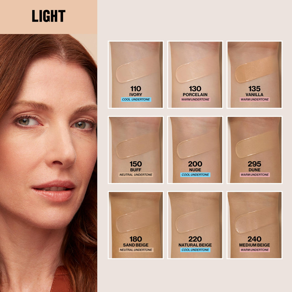 Revlon Liquid Foundation SPF 20 image emphasizes sun protection in everyday wear.